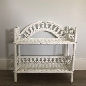 White boho/indie decor shelf